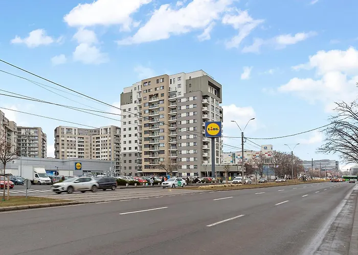 Mido Park With Private Parking & Self Check-in 부쿠레슈티